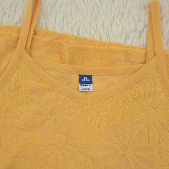 Old Navy Girls Terry Cloth Swim Cover Up Or Dress Size XL 14/16 - Picture 3 of 3